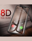 GVU 8D pełna pokrywa szkło hartowane dla iphone X 10 6 7 8 metalowa krawędź folia ochronna na ekran do iphone 6 S 7 8 Plus 5 5S 