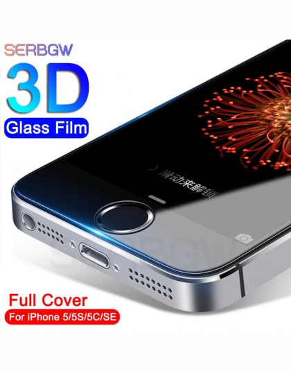 Szkło hartowane na Apple iPhone 5S 5 SE 5C folia na wyświetlacz 9 H Anti-Burst folia ochronna szkło dla iPhone 5S Se 4S przypadk