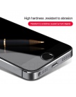 Szkło hartowane na Apple iPhone 5S 5 SE 5C folia na wyświetlacz 9 H Anti-Burst folia ochronna szkło dla iPhone 5S Se 4S przypadk