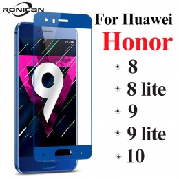 Pełna pokrywa honor 9 lite szkło ochronne honor 9 8 10 na huawei 8 lite 9 folia ochronna na ekran lite szkło hartowane honor świ