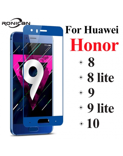 Pełna pokrywa honor 9 lite szkło ochronne honor 9 8 10 na huawei 8 lite 9 folia ochronna na ekran lite szkło hartowane honor świ