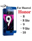 Pełna pokrywa honor 9 lite szkło ochronne honor 9 8 10 na huawei 8 lite 9 folia ochronna na ekran lite szkło hartowane honor świ