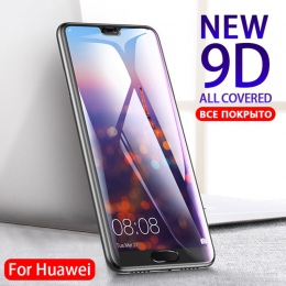 9D pełny klej osłona ekranu dla Huawei P20 szkło hartowane dla Huawei Mate 20 Lite 9 10 P10 pełna pokrywa folia ochronna