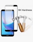 Ochraniacz ekranu HD szkło hartowane dla Huawei Y3 Y5 Y6 Y7 Y9 2018 Y5 Y6 2017 Y7 Prime Pro kolorowe folia na cały telefon