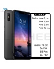 Szkło do Xiaomi Redmi Note 6 Pro ochraniacz ekranu szkło hartowane dla Xiaomi Xiaomi Redmi Note 6 Pro 6A na całym świecie pełna 