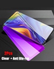 2 sztuk/partia pełne szkło hartowane dla xiaomi mi mi X 3 folia na wyświetlacz 9 H 2.5D Anti Blu-ray szkło hartowane dla xiaomi 