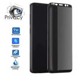 3D pełna zakrzywione Anti Spy szkło hartowane dla Samsung Galaxy A50 A30 S9 S8 Plus uwaga 8 9 M20 M10 chronić ekran chroniący pr