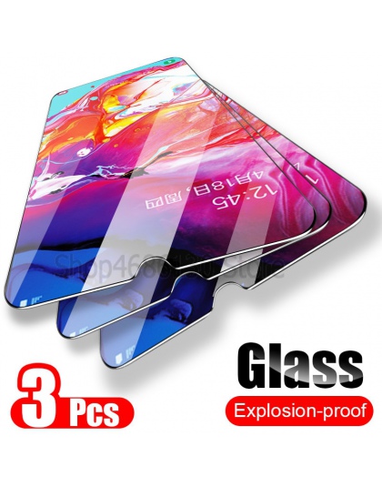 3 sztuk szkło hartowane dla Samsung Galaxy A50 A30 szkło hartowane dla Samsung Galaxy M20 M30 A20 A20E A40 a80 A70 A60 szkło