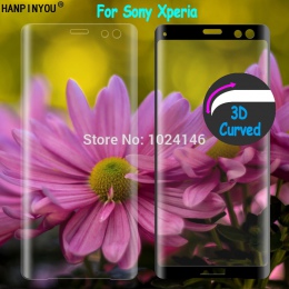 Dla Sony Xperia X XA XA1 XA2 Ultra XZ XZS XZ1 XZ2 XZ3 C6 Premium Premium 9 H 3D zakrzywione pełne osłona z hartowanego ekranu ze