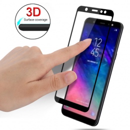 Pełna pokrywa szkło ochronne do Samsung Galaxy A6 2018 A600F szkło ochronne na ekran do Samsung A6 Plus A6 + 2018 hartowanego sz