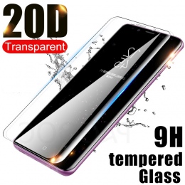 20D pełna zakrzywione szkło hartowane na Samsung Galaxy S8 S9 Plus S7 krawędzi uwaga 8 9 S8 S9 ekran ochronna przezroczysta foli
