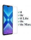 Szkło ochronne Honor 8c 8 Lite 8x Max szkło hartowane na dla Huawei Honor8 8 C X C8 X8 8 lite 8 xmax folia ochronna na ekran 3d