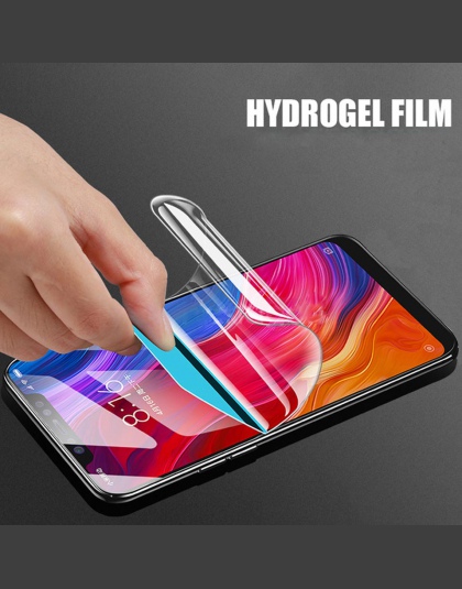 Hydrożelowe folia ochronna na ekran 3D pełna miękka folia do Xiaomi mi Note 2 3 5S 5C 5 Plus mi X MAX 2 3 8 8SE A1 nie hartowane