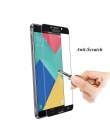 Pełna pokrywa szkło hartowane dla Samsung Galaxy A5 2016 J5 J3 J7 A3 2017 A7 A8 Plus 2018 uwaga 4 5 kolorowe folia ochronna na e