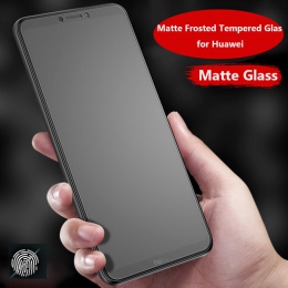 Bez odcisków palców matowy matowe szkło hartowane dla Huawei Honor View 20 P30 Pro P Smart Plus 2019 ekran szkło Nova 3 3i