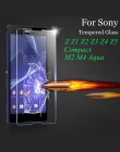 Szkło hartowane 9 H HD dla Sony Xperia Z Z1 Z2 Z3 Z3 + Z4 kompaktowy Z5 Plus M2 M4 aqua folia ochronna folia ochronna skrzynki p