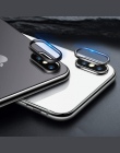 Ascromy kamera tylna metalowa osłona obiektywu pierścień dla iPhone XS Max XR X 8 7 6 6 S Plus kamera tylna protector straż pokr