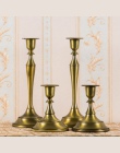 1 PC ślub dekoracja stołu na przyjęcie złoty świecznik czarny brąz kandelabr ozdoba na środek stołu europy dekoracja do domu świ