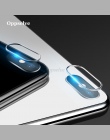 Ultra szkło hartowane + metalowy pierścień ochronny na tylne soczewki dla iPhone X Xs Max Xr IX 8 7 Plus przejrzyste przezroczys