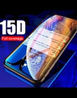 15D zakrzywiona krawędź szkło ochronne na iPhone 6 6 S 7 8 Plus hartowanego ochraniacz ekranu dla iPhone 6 7 8 6 S folia szklana