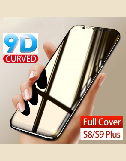 ZNP 9D pełna pokrywa ochraniacz ekranu szkło hartowane na Samsung Galaxy S8 S9 Plus S6 S7 krawędzi uwaga 8 9 szkło ochronne Film