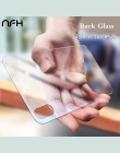 NFH Premium Back szkło hartowane dla iPhone X XR 3D Film pokrywa tylna hartowane ochraniacz ekranu dla iPhone X Xs max folia ze 