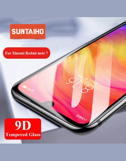 Suntaiho 9D szkło hartowane dla Xiaomi Redmi uwaga 7 5 Pro Redmi 6A Redmi 4X wersja globalna uwaga 6 pro ochraniacz ekranu szkło