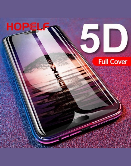 5D szkło dla Huawei P20 Pro Screen Protector szkło ochronne dla Huawei Honor 10 P10 Mate 10 lite Nova 3 3i P Smart 2019