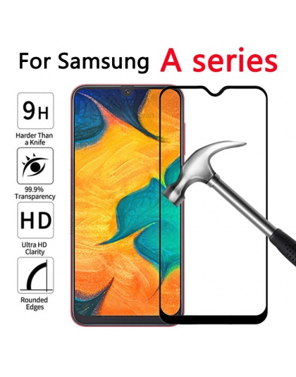 Szkło hartowane dla Samsung Galaxy A20 A30 A40 A50 szkło ochronne na dla Samsung 20 30 40 50 A305F a405F A505F folia wierzchnia