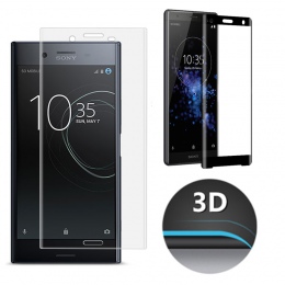 3D pełne pokrycie szkło hartowane dla Sony Xperia XZ3 XZ2 XZ1 XZ XA2 XA1 XA X Premium kompaktowy ochraniacz ekranu folia ochronn