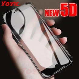 5D pełna pokrywa szkło hartowane dla iPhone 7 8 6 6 s 5 5S folia ochronna na ekran do iPhone X 10 8 6 7 Plus szkło ochronne
