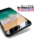 Pełne pokrycie 6D szkło hartowane dla iPhone 7 8 6 Plus ekran Protector pokrywa dla iPhone 6 6 S 8 7 PLUS