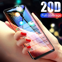 20D pełna zakrzywione szkło hartowane dla Samsung Galaxy S8 S9 Plus uwaga 8 9 ochronne na ekran do Samsung S9 S7 S6 Plus folia o