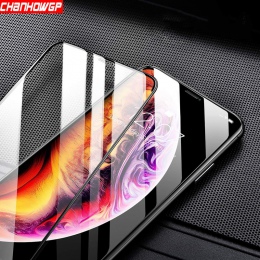 5D pełny klej zakrzywione szkło hartowane dla iPhone X XS Max XR 7 8 6 6 s Plus szkło ochronne na iPhone 5 5S 5C SE osłona ekran