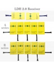 LDH Qi odbiornik bezprzewodowy ładowarka dla iPhone 7 6 6 s 5 Plus bezprzewodowy ładowanie Micro typu C adapter do Samsunga Xiao
