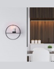 Koło świeca uchwyt do montażu na ścianie europy 3D metalowy świecznik geometryczne herbata światło wyroby do dekoracji domu deko