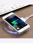 Ładowarka ładowania Qi bezprzewodowy indukcyjny USB ładowarka dla Apple iPhone 8 Plus/X dla Samsung Galaxy S8/S8 plus uwaga 8