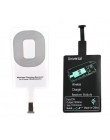 Qi odbiornik bezprzewodowy ładowarka adapter do ładowania odbiornik cewki Pad dla stacja dokująca Lightning do android Micro USB