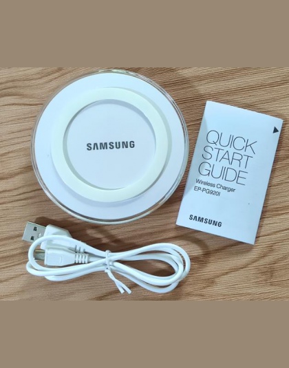 Oryginalny QI bezprzewodowa ładowarka do Samsunga pad S6 krawędzi 5 V 2A ładowarka do Galaxy S7 S8 S9 S10 SE Plus uwaga 4 5 7 8 