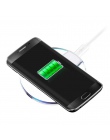 Floureon 10 W ładowarka bezprzewodowa Ultra cienkie doprowadziły Fast Charging Pad ładowarka do telefonu komórkowego iPhone 8 9 
