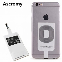 Ascromy bezprzewodowy odbiornik ładowania QI Pad dla Apple iPhone 7 6 S 6 S iPhone 5 C 5S SE 5C iPhone7 Qi bezprzewodowa ładowar