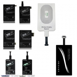 Ultra cienki Qi odbiornik bezprzewodowy ładowarka moduł ładowania etui do SAMSUNG uwaga 2 3 4 S5 dla iPhone 5S 6 S 7 Plus z syst