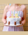 2 zestaw = 16 sztuk długa krzywa świeczki na tort mix kolor urodziny świeca ślub birthday party supplies 15*0.5*0.3 cm świeca śl