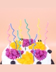 2 zestaw = 16 sztuk długa krzywa świeczki na tort mix kolor urodziny świeca ślub birthday party supplies 15*0.5*0.3 cm świeca śl