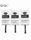 Qi Qc 1.0 odbiornik bezprzewodowy ładowarka adapter do ładowania receptora Micro USB typu C typu C V8 dla IPhone 5 6 6 s 7 Plus 