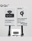 Qi Qc 1.0 odbiornik bezprzewodowy ładowarka adapter do ładowania receptora Micro USB typu C typu C V8 dla IPhone 5 6 6 s 7 Plus 