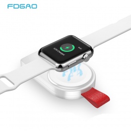 FDGAO przenośny Mini dla iWatch ładowarka Adapter magnetyczny szybkie bezprzewodowe ładowanie kabel USB dokująca dla Apple obser