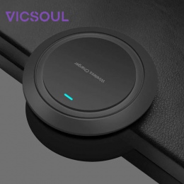 VicSoul QI bezprzewodowa ładowarka do iPhone 8/X/XR/XS/MAX Samsung Galaxy S9 S8 S7 s6 Standard 5 W bezprzewodowa podstawka ładuj