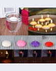 20 sztuk małe bezzapachowy pływające wody świece wystrój domu Wedding Party Dedals AU pływające świece dla domu Deco dekoracji