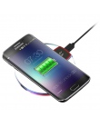 Qi bezprzewodowa ładowarka do Samsunga Galaxy S9 S8 Plus moda stacja do ładowania ładowarka dla iPhone XS MAX XR 8 Plus telefon